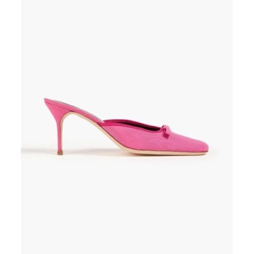 STAUD Pink Mules